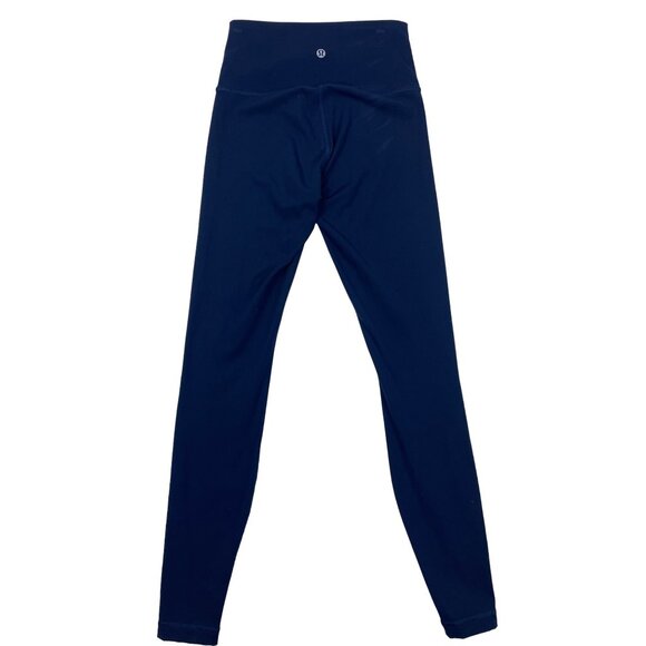 Lululemon Align High Rise Women's Blue Workout Leggins Sz 0 - Picture 2 of 7